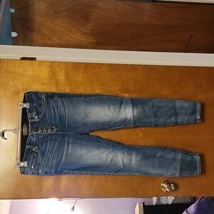Torrid Size 14 bombshell skinny super soft button fly jeans